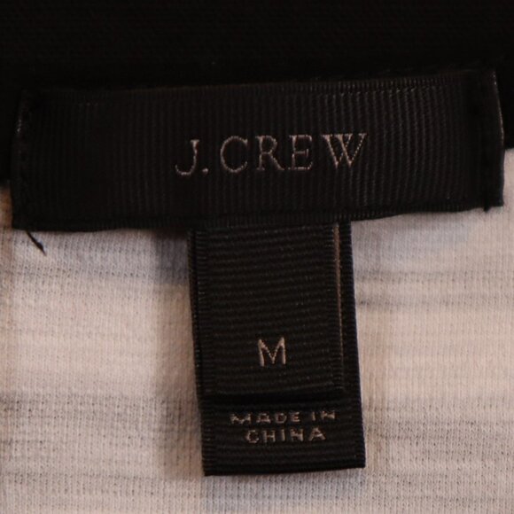 J. Crew Black & White Striped T-Shirt Shift Dress - Picture 6 of 10